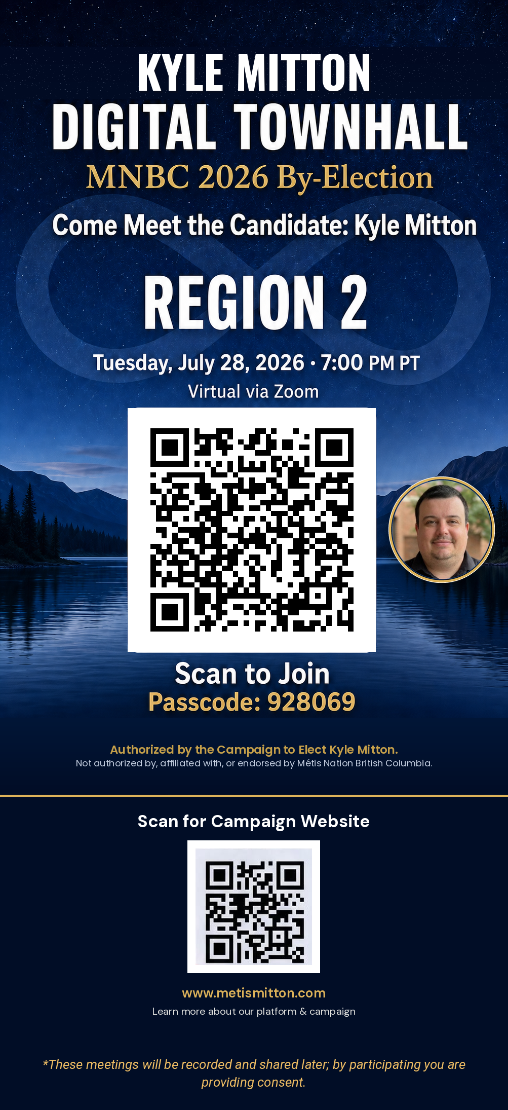 Region 2 Digital Townhall Poster