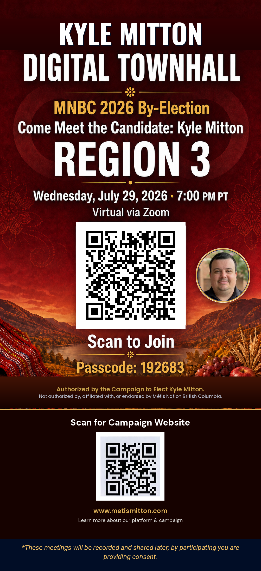 Region 3 Digital Townhall Poster