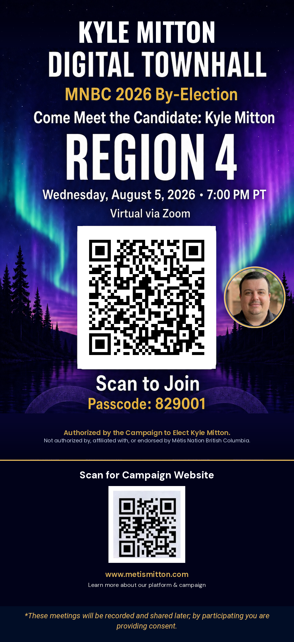Region 4 Digital Townhall Poster