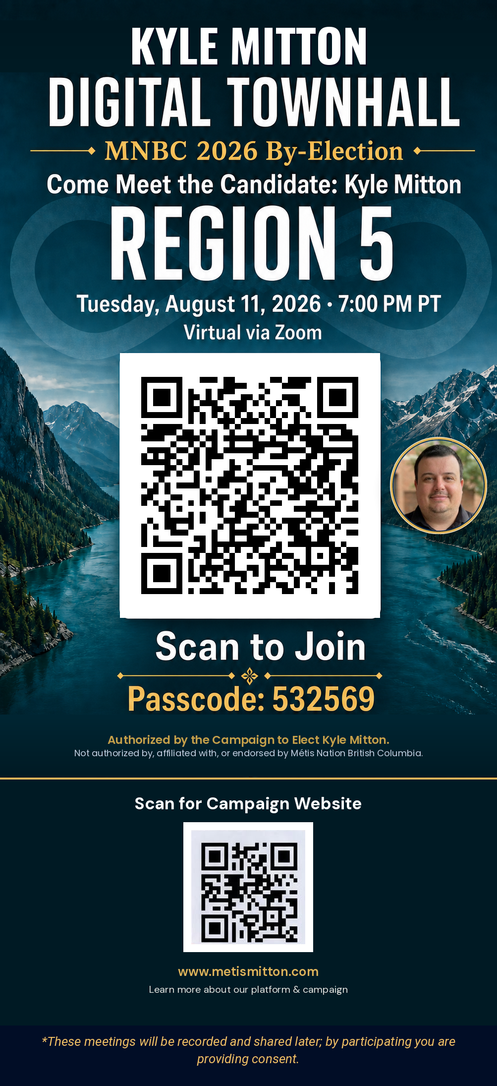 Region 5 Digital Townhall Poster