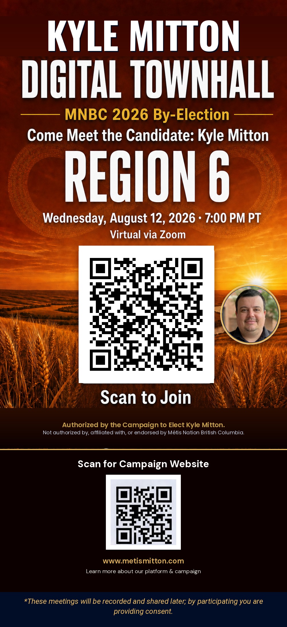 Region 6 Digital Townhall Poster